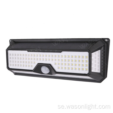 Exklusiv nyaste version bred stråle superljust 1500 lumen LED Garden Light Solar Powered Motion Sensor Lamp Waterproof